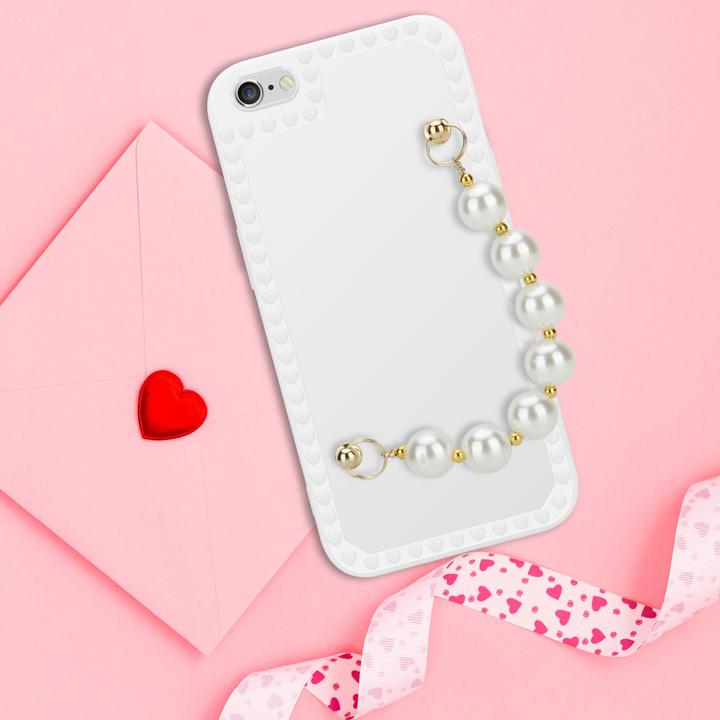 Image du produit Cadorabo Étui pour Apple iPhone 6 / 6S en TPU style perles (Apple iPhone 6)