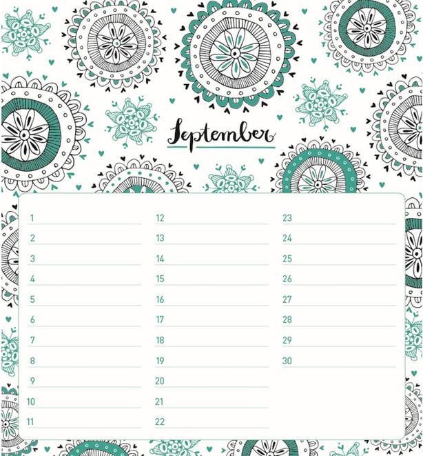 Produktbild Geburtstagskalender HAPPY NEW YEAR 22x24 (22 x 24 cm)