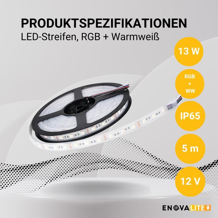 Produktbild Enovalite LED-Streifen (RGB, 500 cm, Indoor)