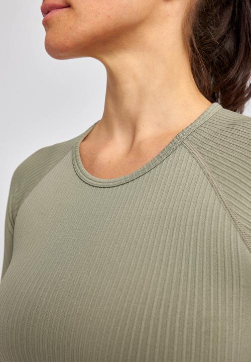 Produktbild Snocks Geripptes Sportshirt langarm Damen (L)