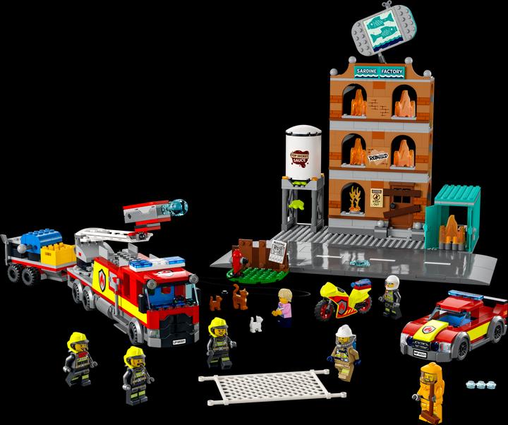Produktbild LEGO Feuerwehreinsatz mit Löschtruppe (60321, LEGO City)