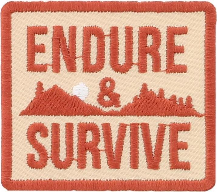 Grindstore Aufnäher zum Aufbügeln Endure And Survive