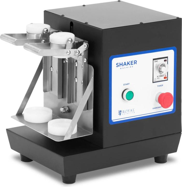 Actual product image Royal Catering Milkshake Maker - double - 2 x 0.75 l - 240 rpm - stainless steel - black - (40 W)