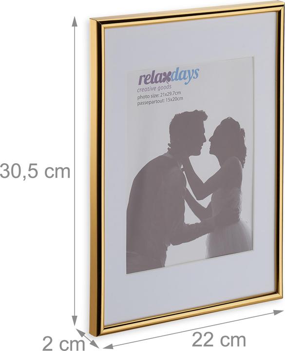 Productafbeelding Relaxdays 2x fotolijst (A4)