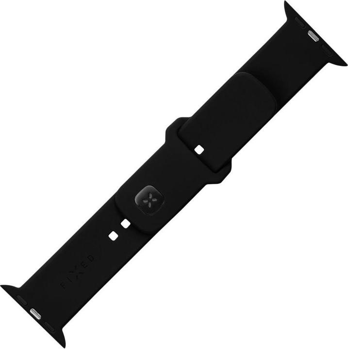 Actual product image Fixed Silicone rem SET til Apple Watch 42/44/45mm Sort