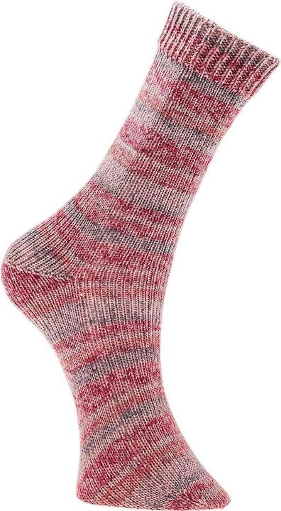 Actual product image Rico Design Wool Bamboo for socks 4-thread,100 g, Pink Red (420 m)