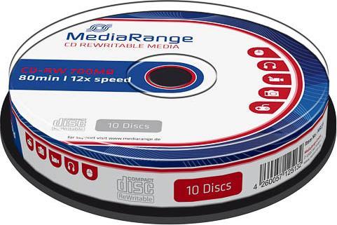 MediaRange CD-RW 12x 700MB/80Min, 10er Sp. (10 x)