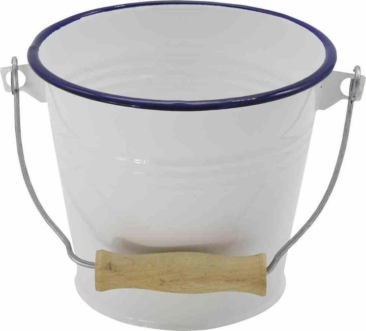 Image du produit Krüger 13214HU Mini seau série Husum, 1,3 litre, blanc, (Ø x H) : 14 x 13 cm (1 pcs)