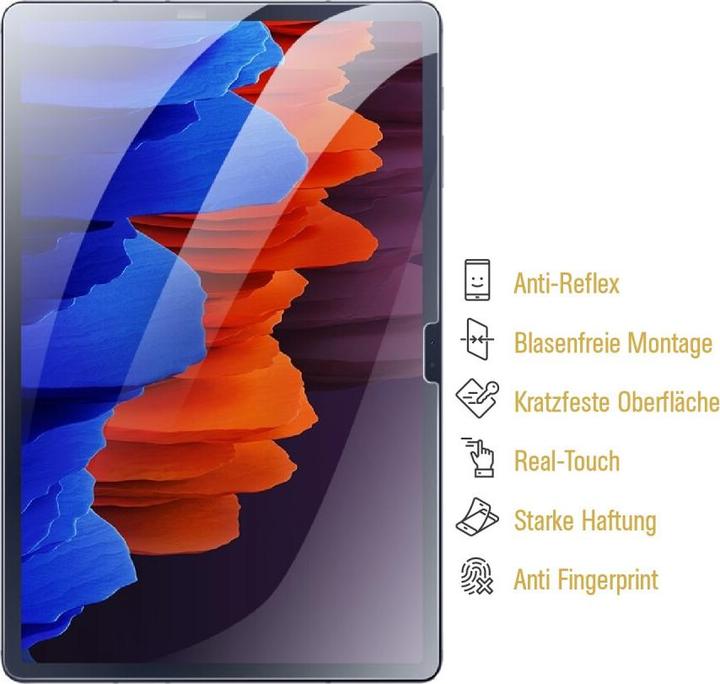 Actual product image Protectorking 4x Panzerfolie Anti-Shock matt entspiegelt (4 Piece, Galaxy Tab S9 FE)