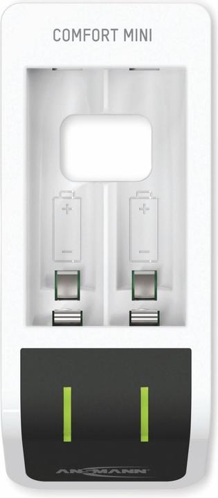 Produktbild Ansmann Comfort Mini Ladegerät (1 Stk., AAA, AA, 800 mAh, Ladegerät inkl. Akku)