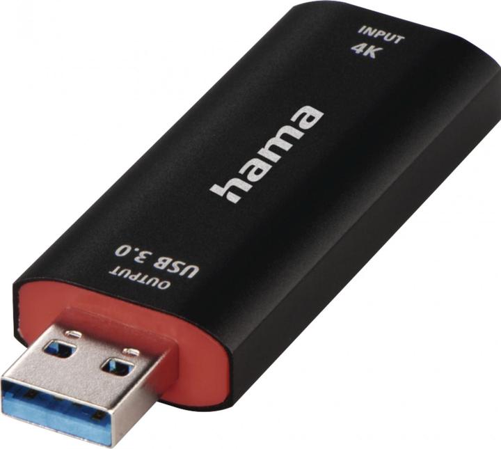 Actual product image Hama Video recording stick, USB plug - HDMI™ socket, 4K (PC, Mac)