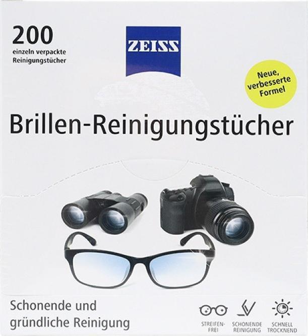 Produktbild Zeiss Reinigungstücher für Gläser und Vitrinen 200 Stk.