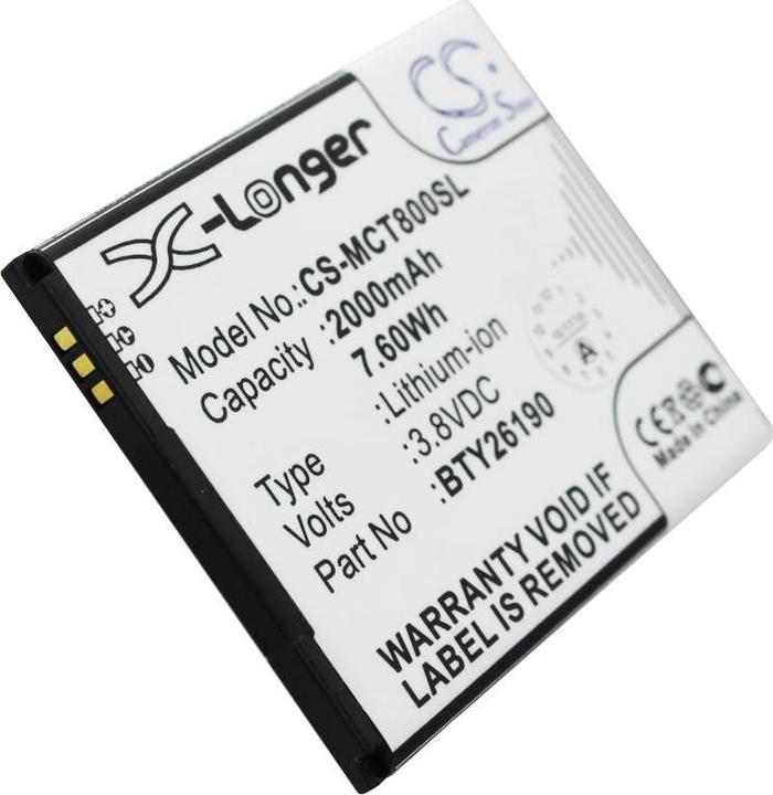 Actual product image AccuCell Akku MOBISTEL Cynus T8, BTY26190