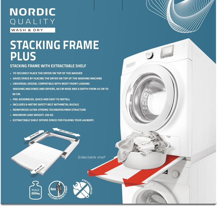Produktbild Nordic Rahmen zB Plus für Waschmaschine, Trockner