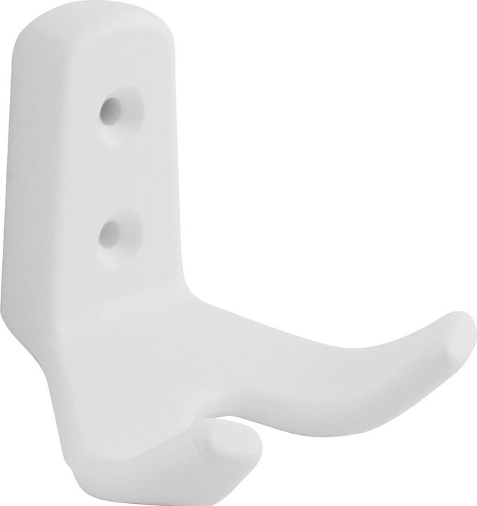 Actual product image Siro Coat hook (coat hook) Amun wall hook 57x62x62mm white plastic