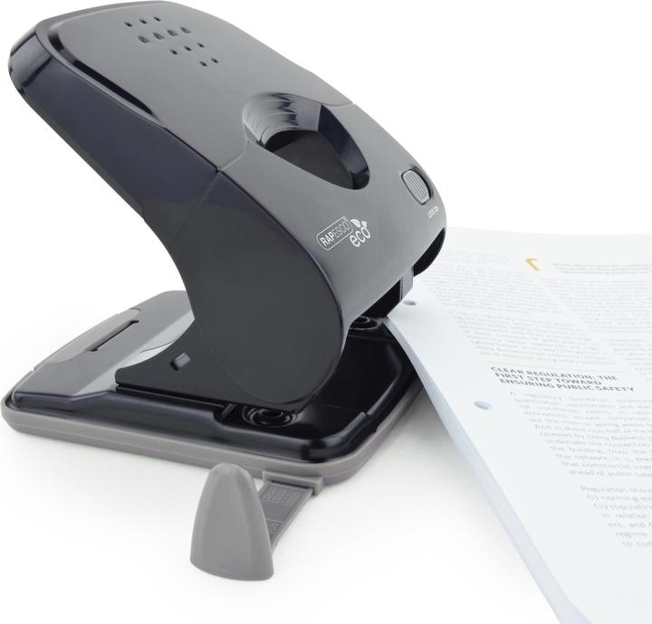 Immagine prodotto Rapesco X5-40ps ECO Less Effort 2-fold hole punch, con protezione antibatterica Germ-Savvy (nero)