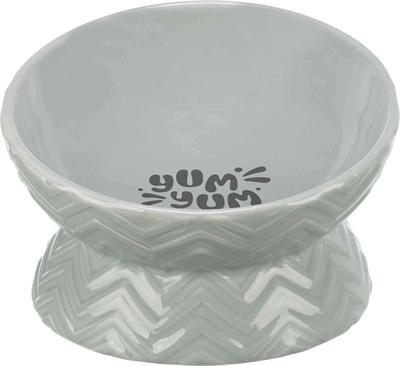 Actual product image Trixie Verhoogde Voerbak / Waterbak Keramiek Grijs - 350 Ml 17 Cm