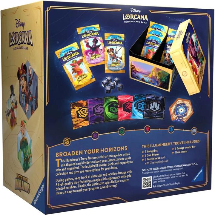 Disney Gioco di Carte Collezionabili Lorcana: Set 3 - Pacchetto Trove (Inglese) (Inglese, Box Set e Collezione)