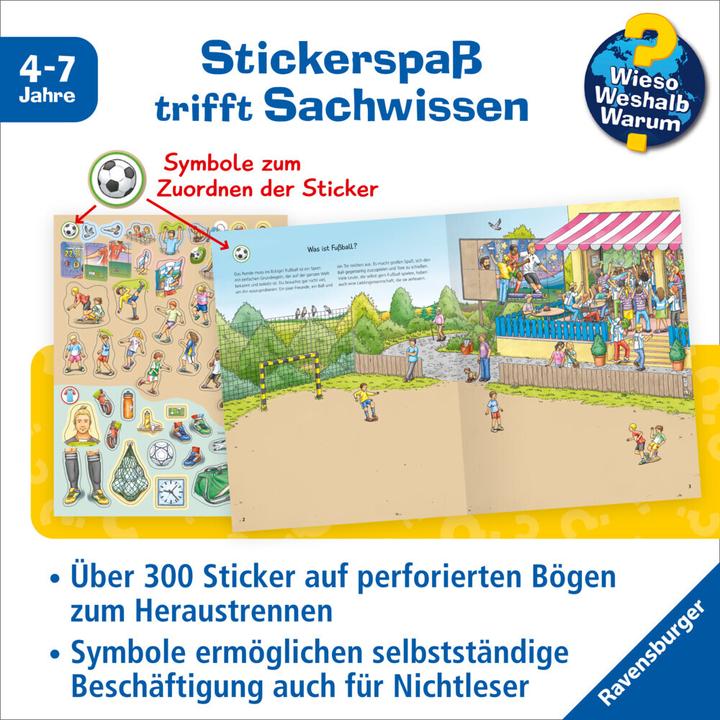 Image du produit Ravensburger Livret d'autocollants : Football