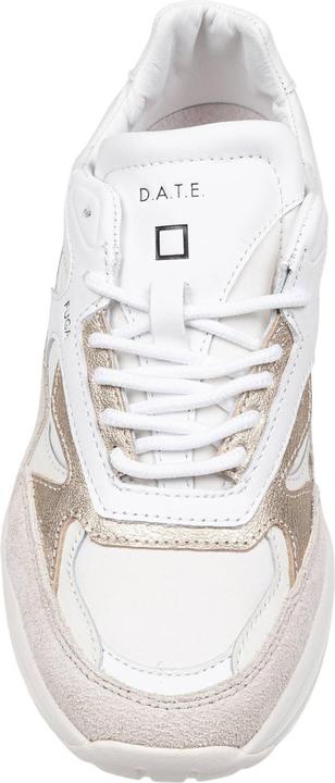 Actual product image D.a.t.e. D.a.t.e fuga sneakers in nylon and suede color white/platinum (39)