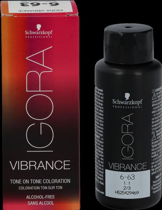 Produktbild Schwarzkopf Professional IGORA Vibrance Haartönung NEU (6-63 Dunkelblond Schoko Matt)
