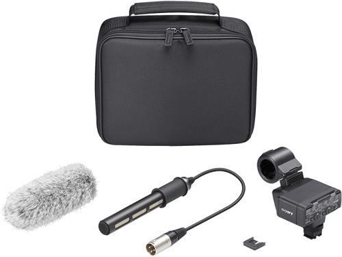 Actual product image Sony XLR K2M adapter kit and microphone (Camera-specific microphone)