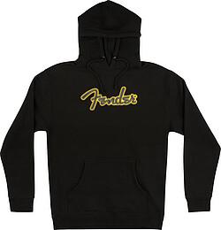 Fender Yellow Stitch Logo Hoodie bk XL (XL)