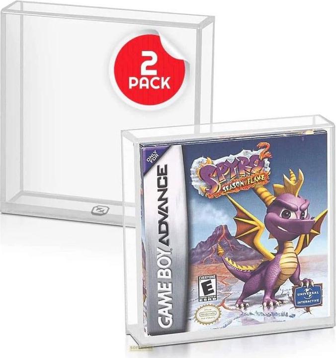 Produktbild Evoretro Acrylgehäuse 2er-Pack für Gameboy/Gameboy Advance Spiele (DSi XL)