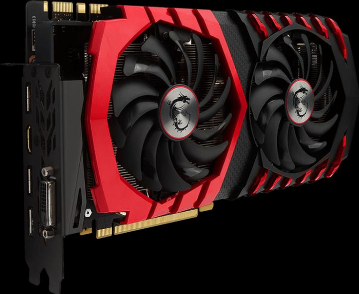 Actual product image MSI GeForce GTX 1070 GAMING X 8G (8 GB)