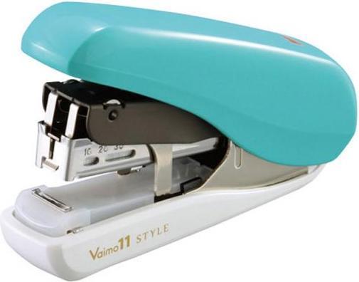 Image du produit Max Agrafeuse Vaimo 11 Style bleu clair-blanc, à plat (32 feuilles)