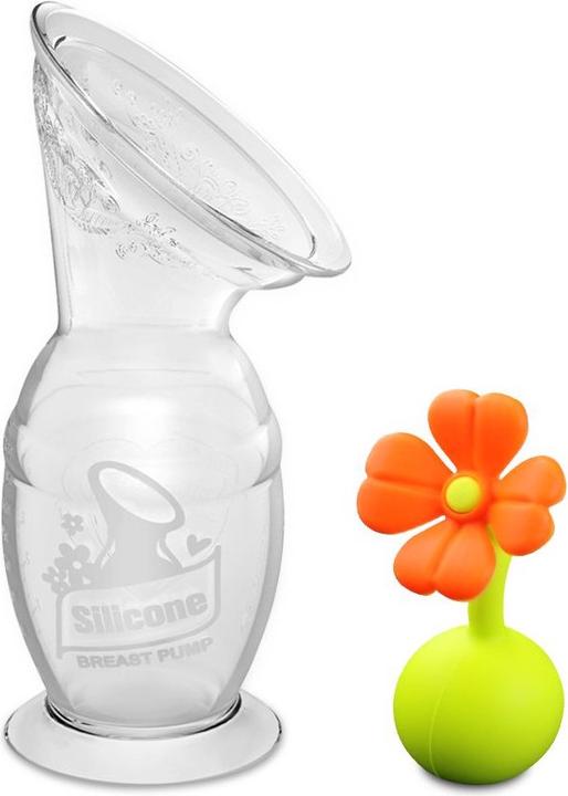 Produktbild Haakaa Milchpumpe mit Blumenverschluss (100ml)