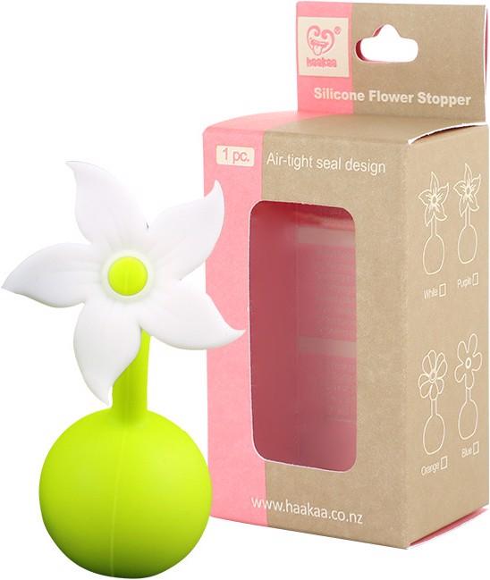Actual product image Haakaa Breast Pump Flower Cap - White