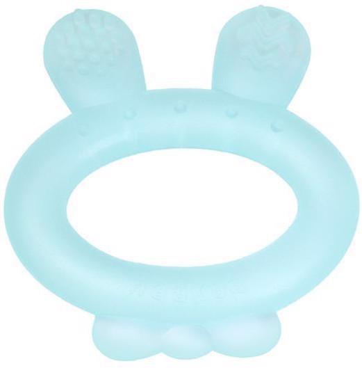 Haakaa Teething Ring Rabbit Ear - Blue