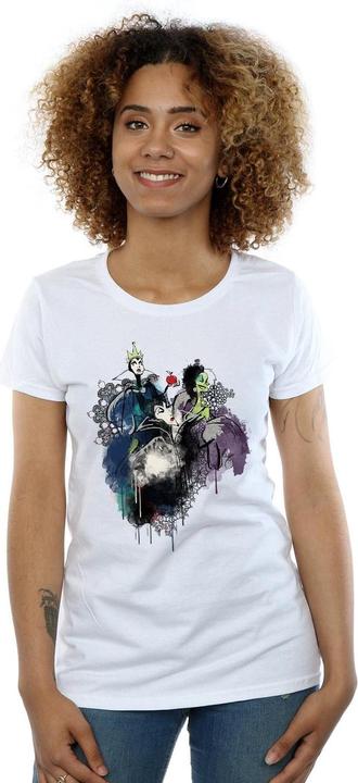 Actual product image Disney Womens/Ladies Villains Cotton T-Shirt (XXL)