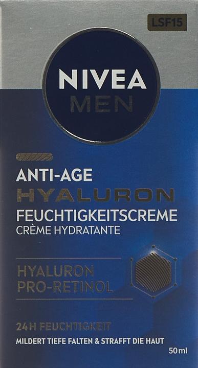 Produktbild NIVEA MEN Anti-Age Hyaluron (50 ml, 24h Creme, SPF 15)