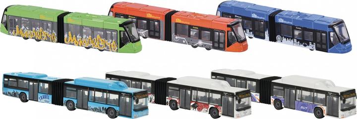 Produktbild Majorette Man City Bus und Siemens Avenio Tram