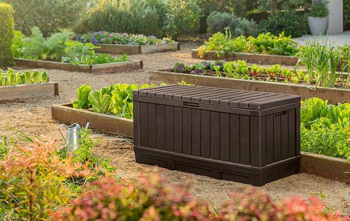 Immagine prodotto Keter Kentwood Armadietto portaoggetti Rettangolare Legno Marrone (350 l)