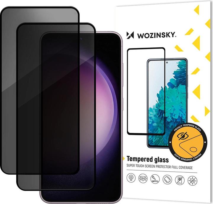 Produktbild Wozinsky Privacy Glass Panzerglas für Xiaomi POCO X7 Pro, 2er-Pack (2 Stück, Xiaomi Poco X7 Pro)