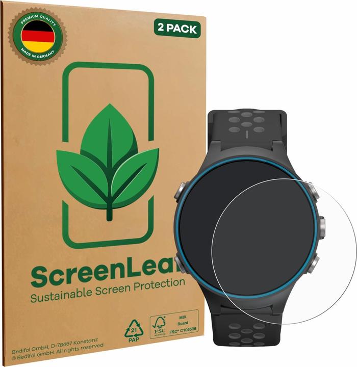 ScreenLeaf Schutzfolie nachhaltiger Displayschutz Display Schutz Folie Klar Transparent