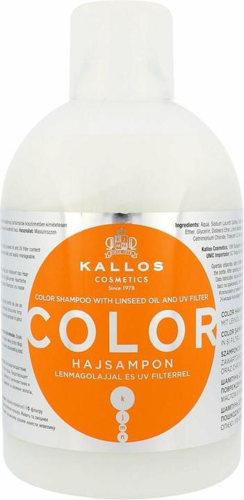 Actual product image Kallos Cosmetics Color (1000 ml, Liquid shampoo)