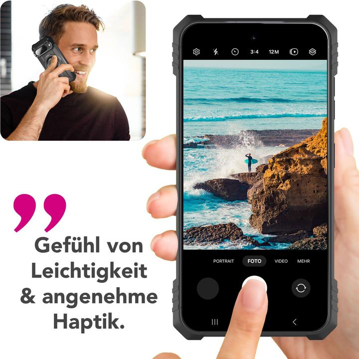 Image du produit Nalia Granite - Schlagfeste Panzer Hülle mit MagSafe & Kamera Standfuss - Military Cover (Google Pixel 9)
