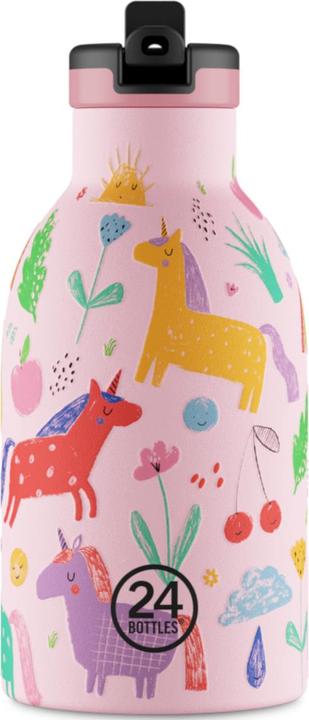 24 Bottles Thermosflasche Clima 330 ml, Mehrfarbig/Rosa, Magic Friends (0.33 l)