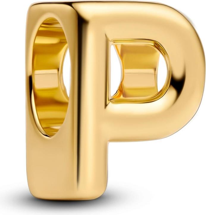 Image du produit Pandora Alphabet-Mini-Charm: Ihre Persönliche Botschaft (Métal, Plaqué or)