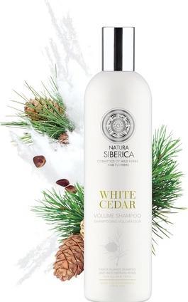 Produktbild Natura Siberica Copenhagen White Cedar Volume Shampoo 400ml (400 ml, Flüssiges Shampoo)