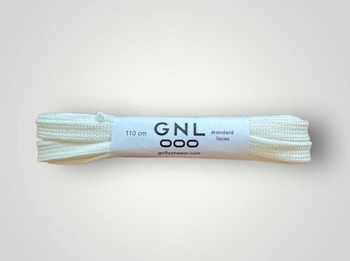 GNL Replacement Standard Laces WHITE
