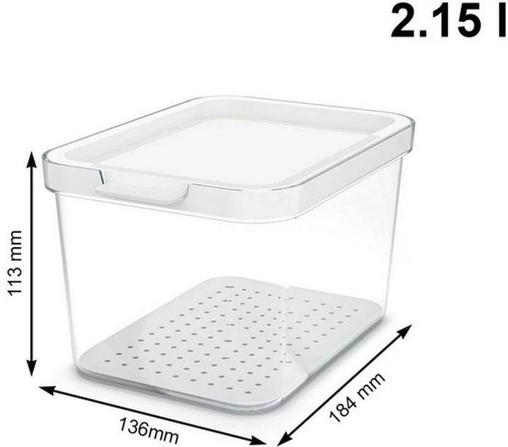 Actual product image Rotho Cauma fridge organiser