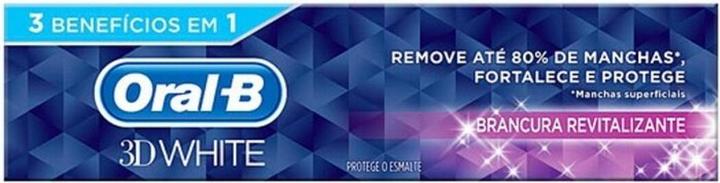 Produktbild Oral-B 3D WHITE blancura revitalizante pasta dentífrica 75 ml (75 ml)