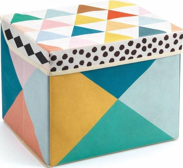 Djeco Boîte de rangement géométrique