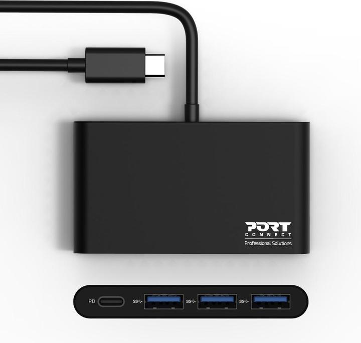 Image du produit Port Designs Hub USB-C (USB-C, 3 Ports)
