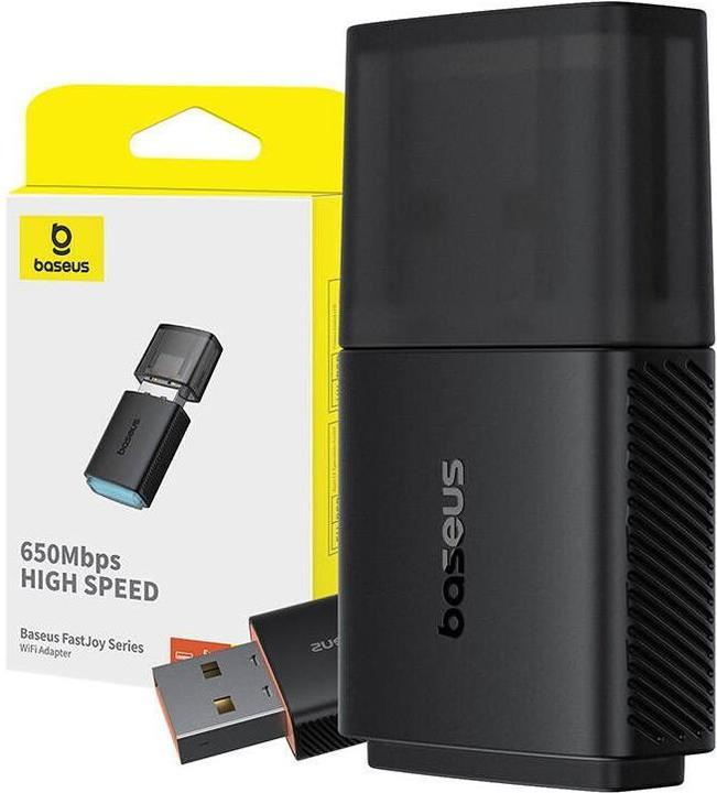 Produktbild Baseus BS-OH170 650 Mbit/s 5 GHz USB-Netzwerkkarte – Schwarz